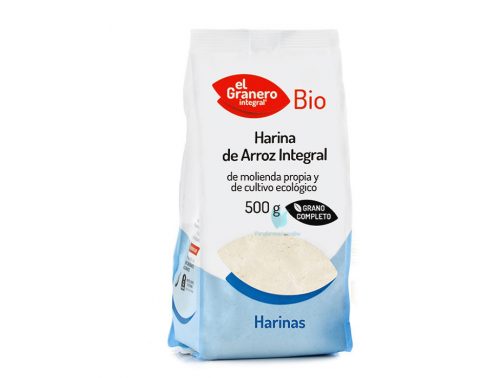 harina de arroz integral bio 500 g el granero