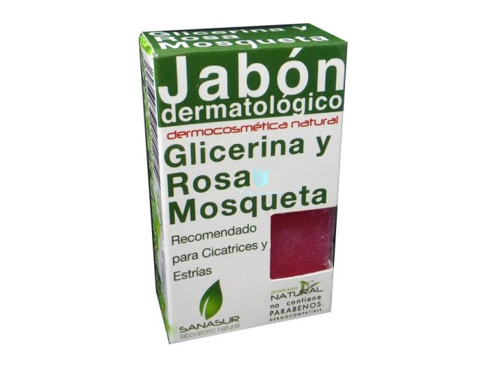 jabón rosa mosqueta sanasur