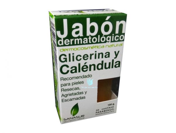 Jabón Dermatológico Glicerina Y Caléndula Sanasur Parafarmaciasonline 5164