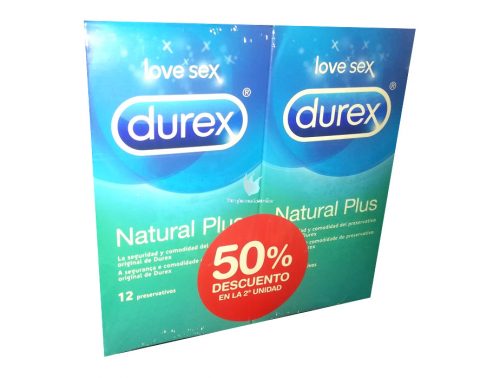 Pack de Preservativos Durex Natural Plus