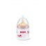 Biberón Anticólico Nuk Silicona Rosa 0-6 meses M (leche) 150 ml
