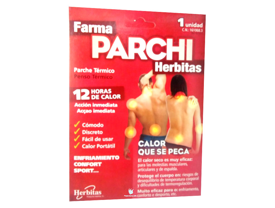 Parche de Calor Térmico Adhesivo Herbitas – ParaFarmaciasOnline