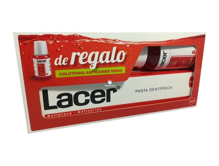 Pack Lacer Anticaries Pasta de Dientes + Regalo de Colutorio