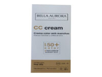 Crema con color CC Antimanchas con protección Spf 50+ Piel sensible Bella Aurora