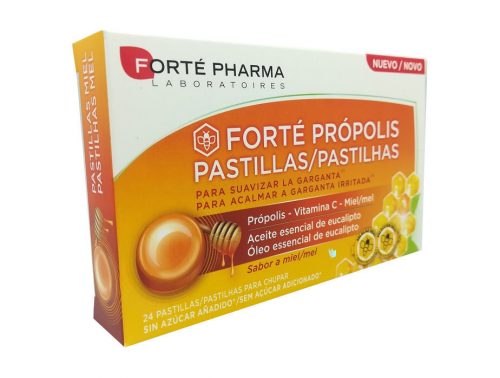 Pastillas para suavizar la garganta sabor miel Forte Pharma 24 unidades