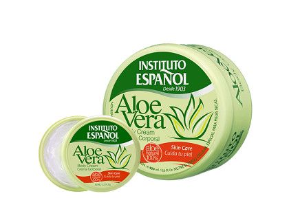 Crema corporal con Aloe vera Instituto Español tarro de 400 ml