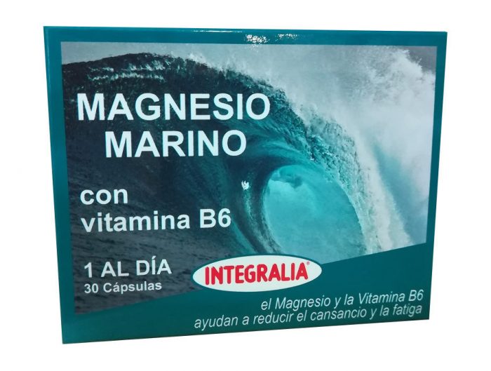 Magnesio marino con vitamina B6 Integralia 30 cápsulas
