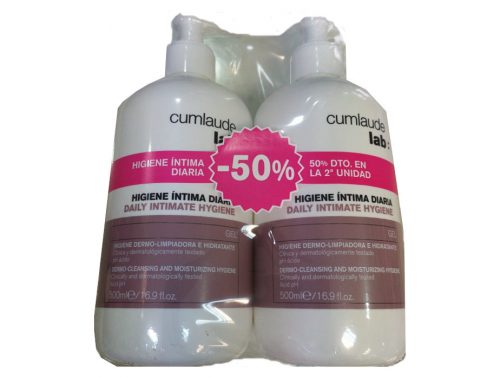 Cumlaude pack gel higiene íntima diaria 500 ml + 500 ml