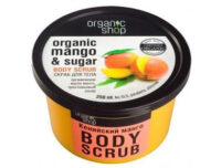 Exfoliante corporal de mango y azúcar Organic shop 250 ml