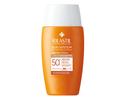 Rilastil solar facial spf 50 con color water-touch sun system 50 ml